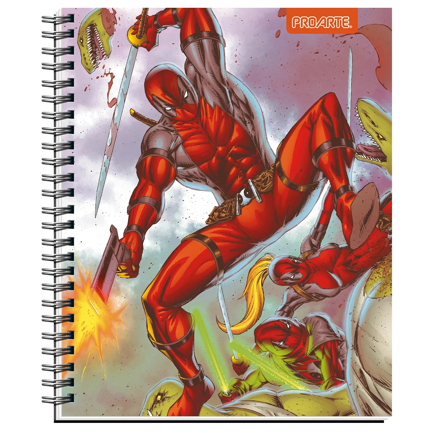 Cuaderno Universitario ProArte 100h 7mm Deadpool c/u