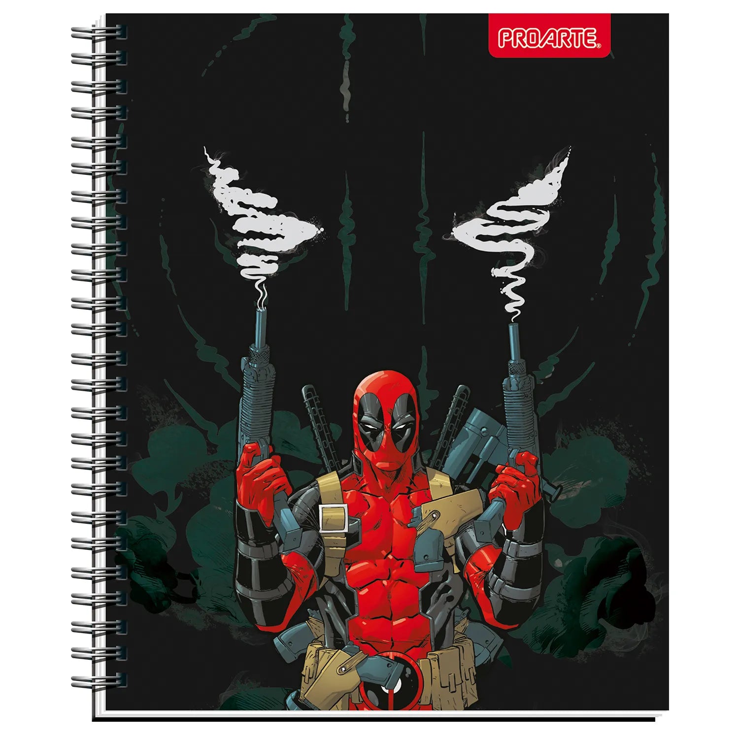 Cuaderno Universitario ProArte 100h 7mm Deadpool Pack 10 Un