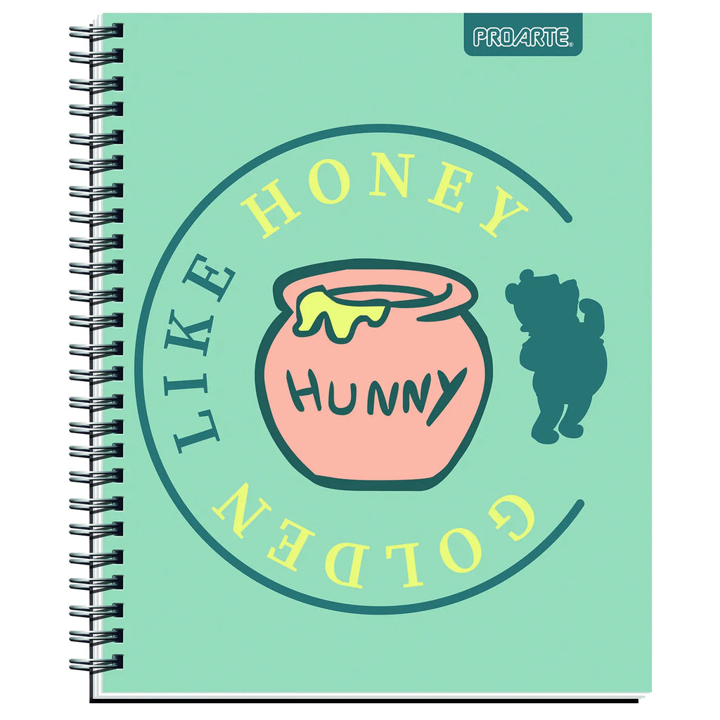 Cuaderno Universitario ProArte 100h 7mm Winnie the Pooh Pack 10 Un