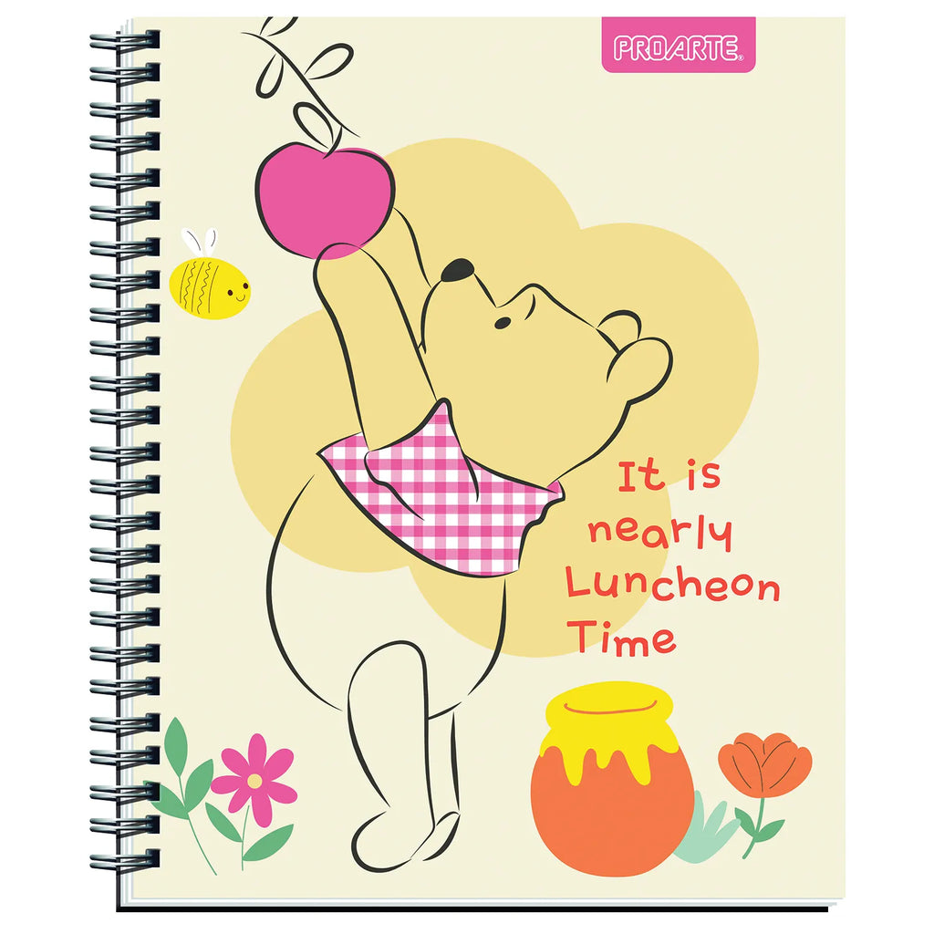 Cuaderno Universitario ProArte 100h 7mm Winnie the Pooh Pack 10 Un