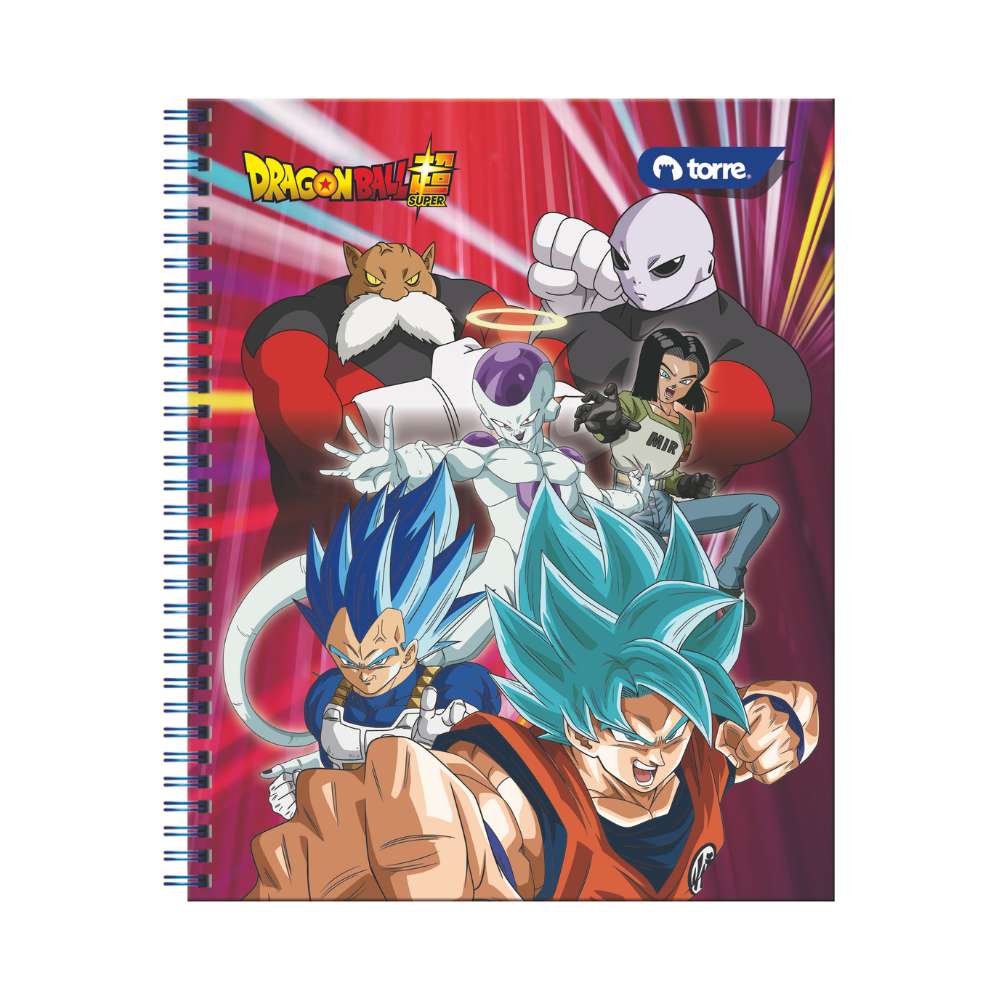 Cuaderno Universitario ProArte 100h 7mm Dragon Ball Pack 10 Un