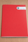 Cuaderno College 80h 7mm rojo