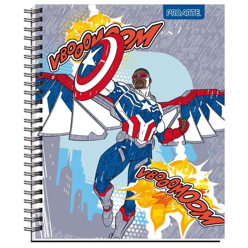 Cuaderno Universitario ProArte 100h 7mm Super Heroes c/u