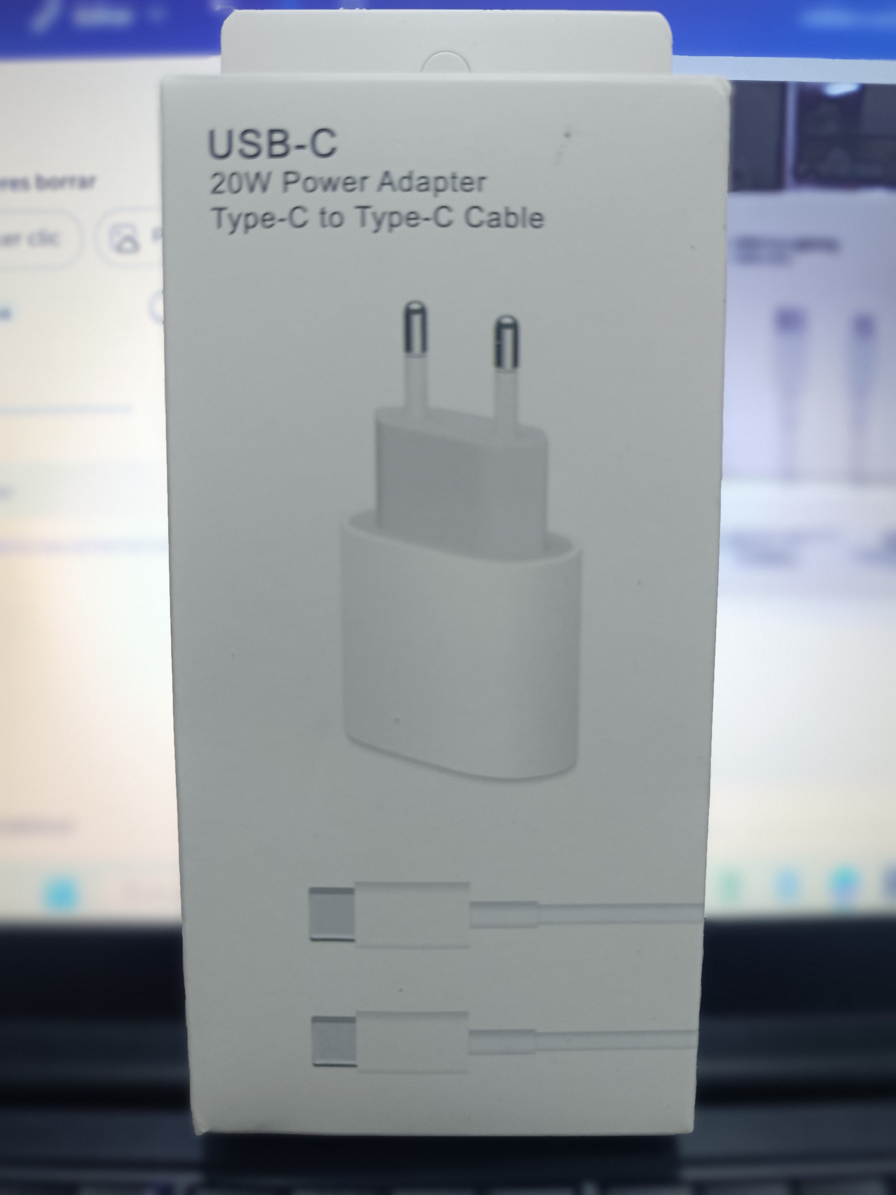 Cargar para Apple 20W C a C carga rapida 1m
