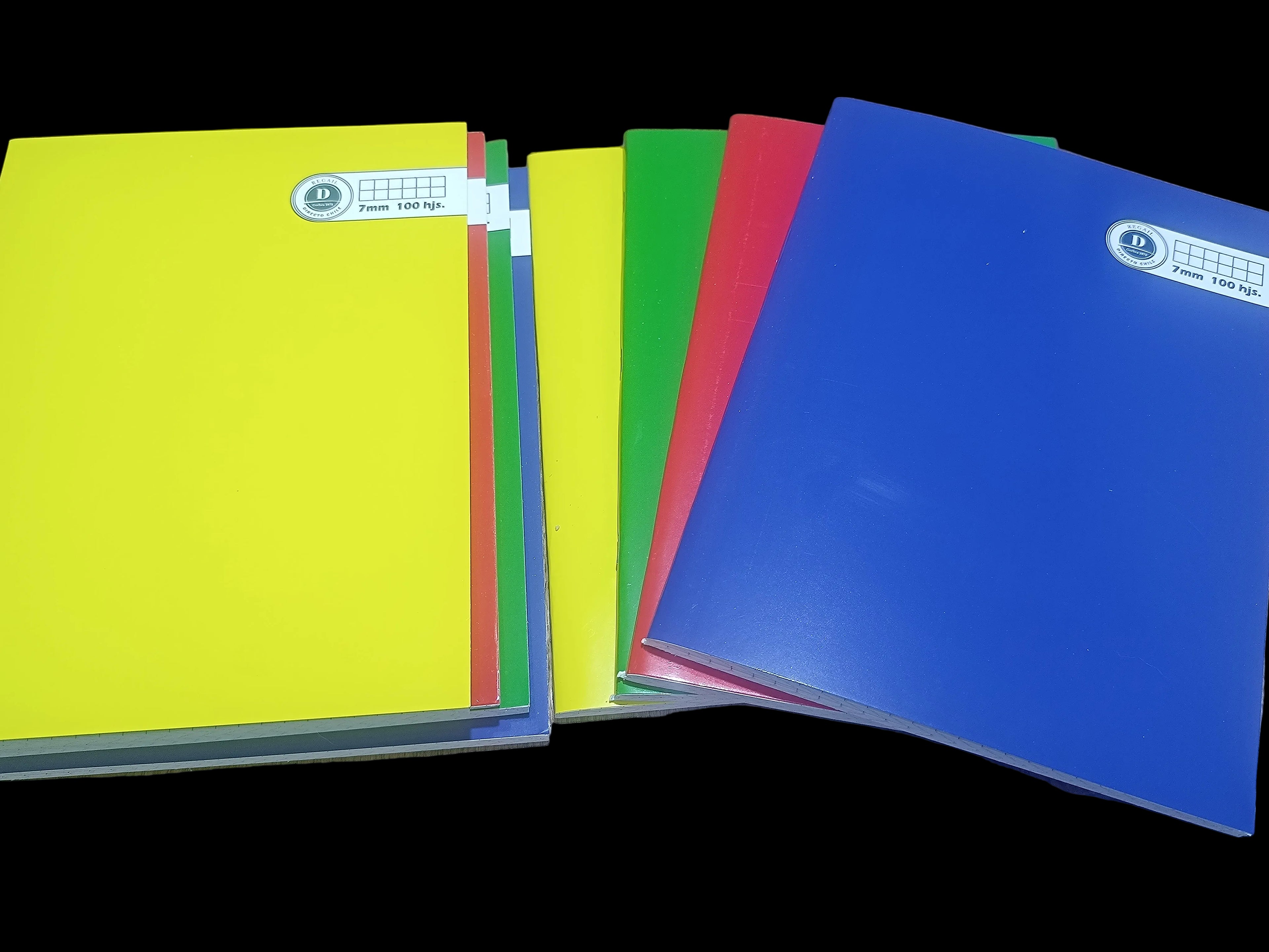 Cuaderno College 100h 7mm pack 8 unidades
