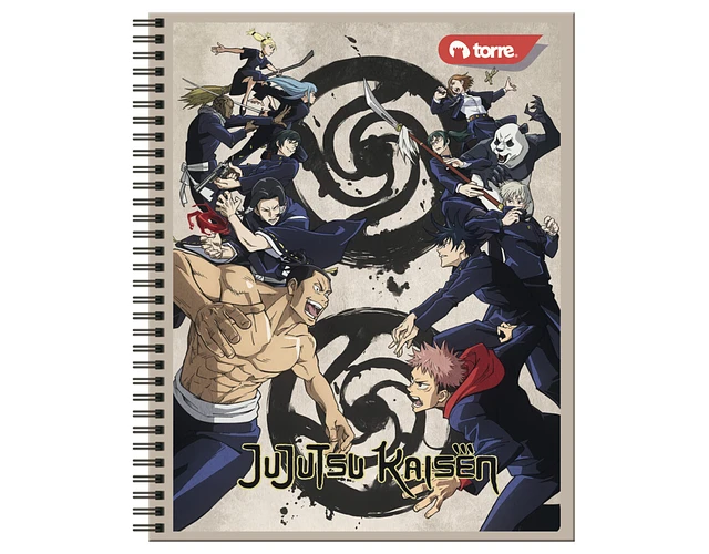 Cuaderno Universitario ProArte 100h 7mm JUJUTSU KAISEN Pack 10 Un