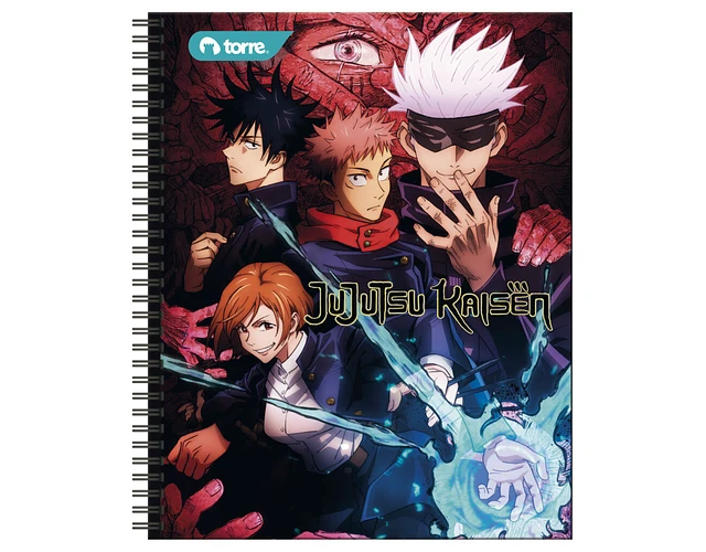 Cuaderno Universitario ProArte 100h 7mm JUJUTSU KAISEN Pack 10 Un