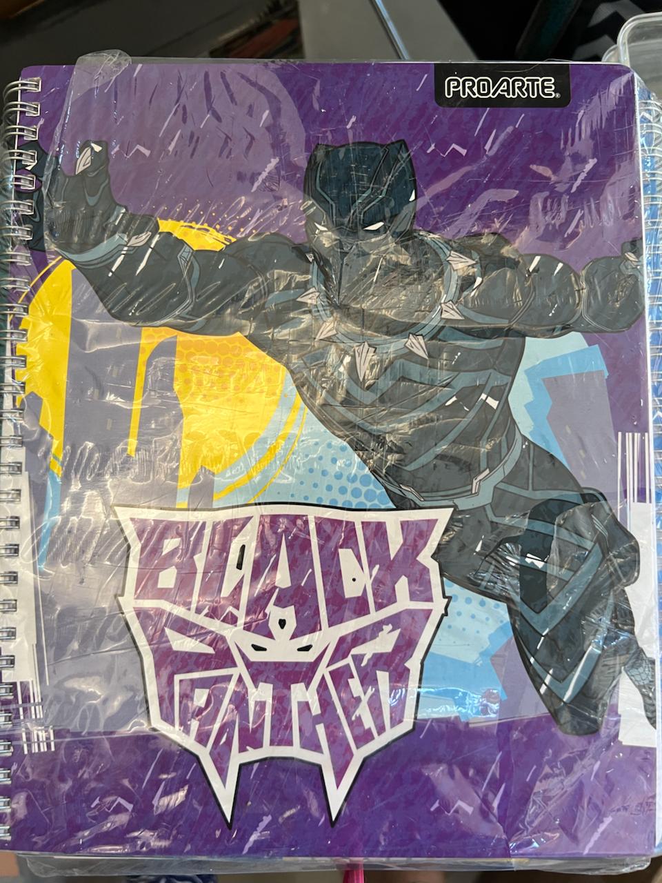 Cuaderno Universitario ProArte 100h 7mm Pantera Negra c/u