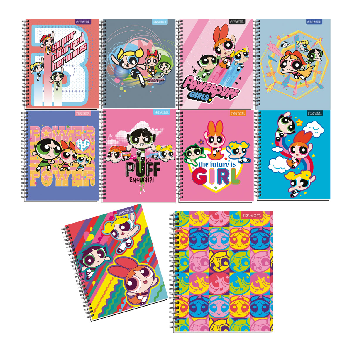 Cuaderno Universitario ProArte 100h 7mm Chicas Super Poderosas c/u