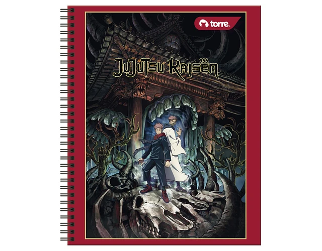 Cuaderno Universitario ProArte 100h 7mm JUJUTSU KAISEN Pack 10 Un