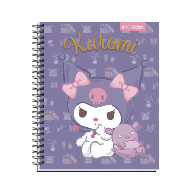 Cuaderno Universitario ProArte 100h 7mm Kuromi Pack 10 Un
