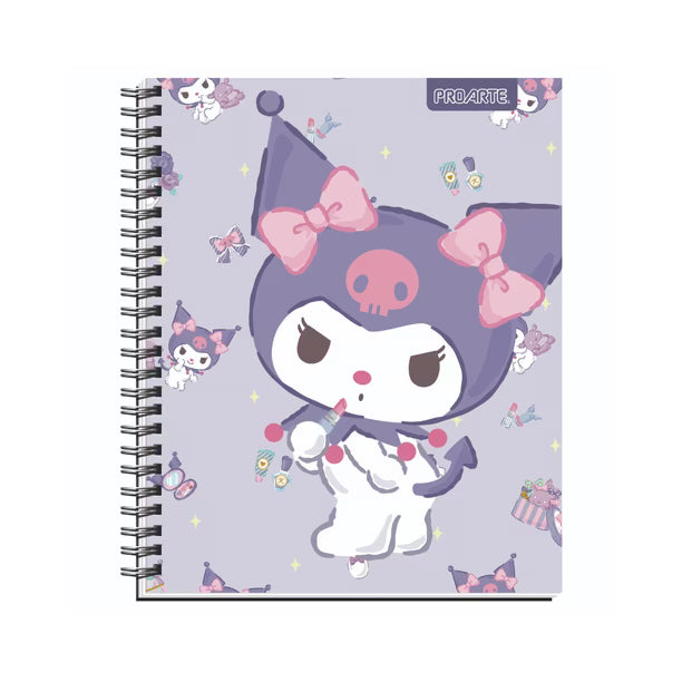 Cuaderno Universitario ProArte 100h 7mm Kuromi Pack 10 Un